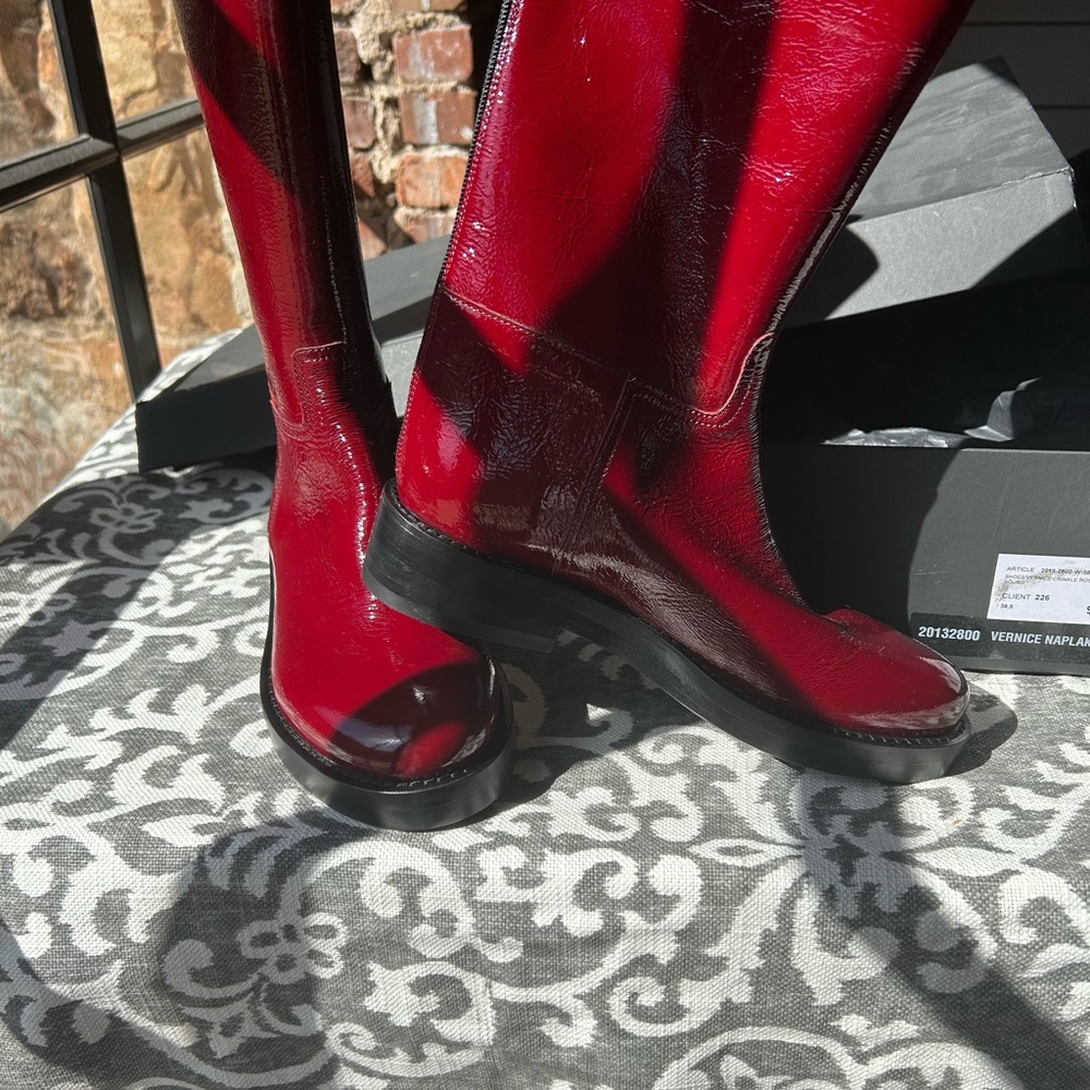 Ann Demeulemeester riding boots - Picture 4 of 6